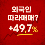 ‘따라 사도 될까?’ 외국인 순매수 1위 추격 전략, 실전 성과 대공개