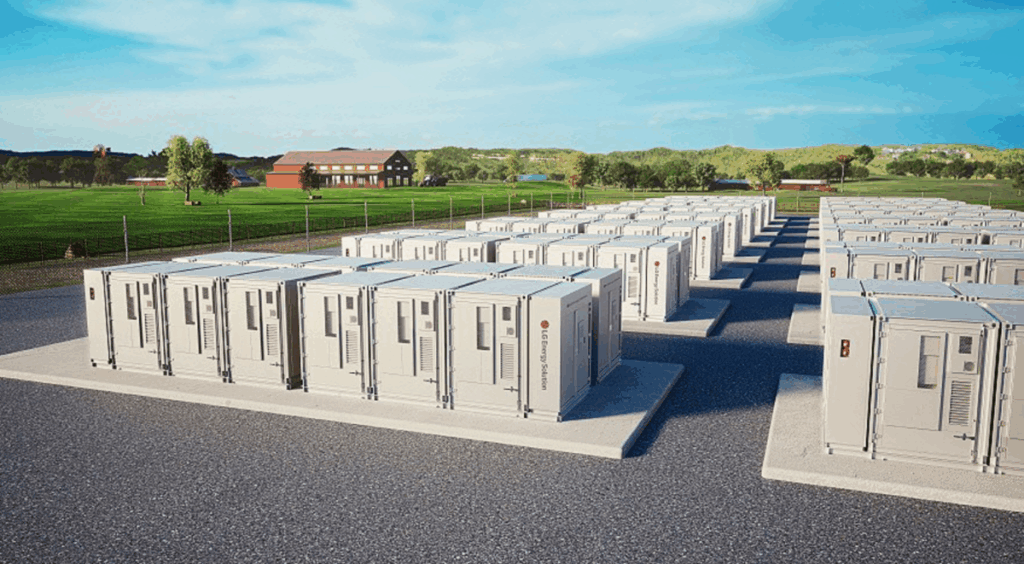 LG에너지솔루션 전력망용 ESS 배터리 컨테이너