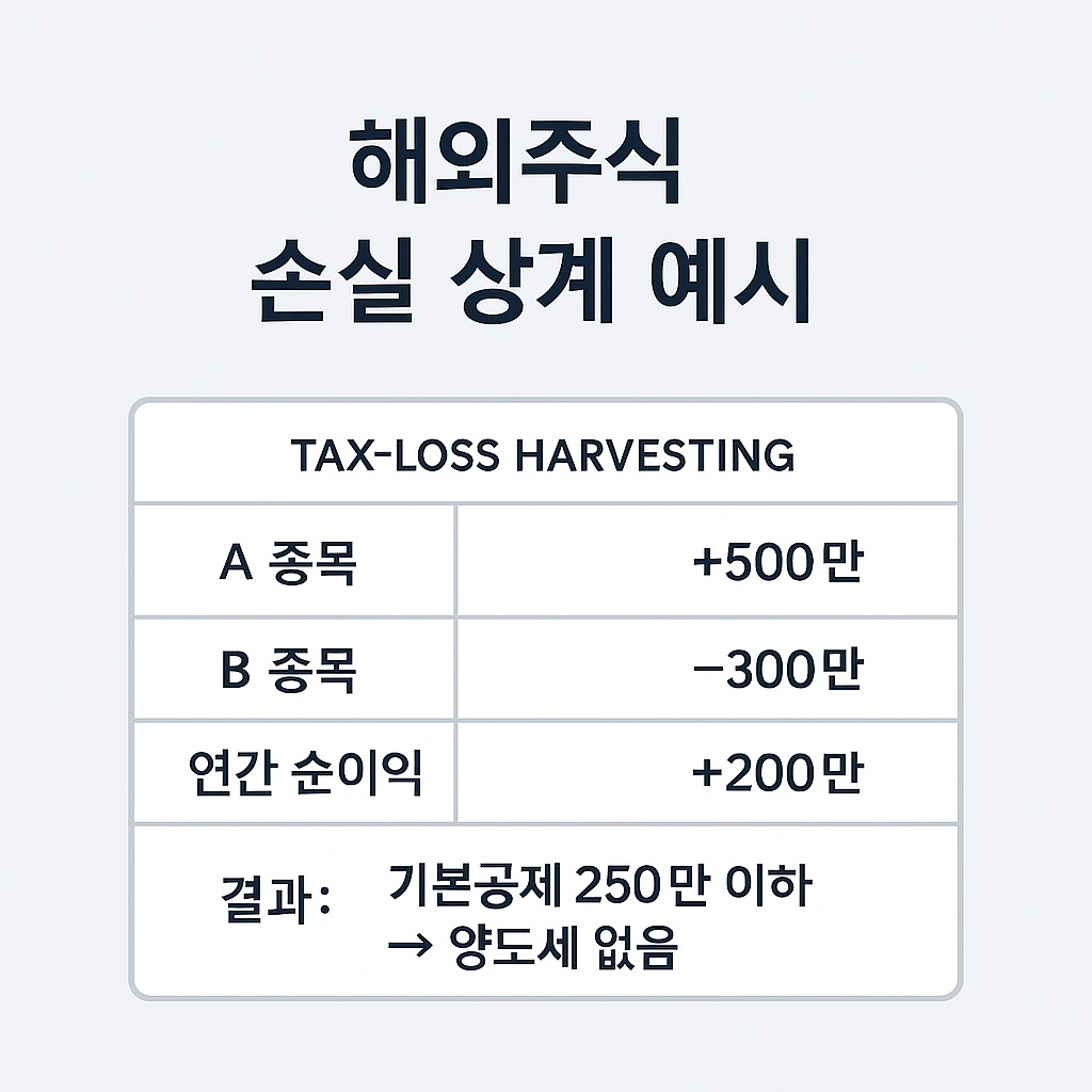 해외주식 손실 상계 예시